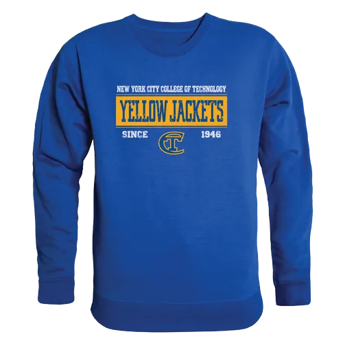 W Republic NY City Tech Yellow Jackets Established Crewneck 544-664