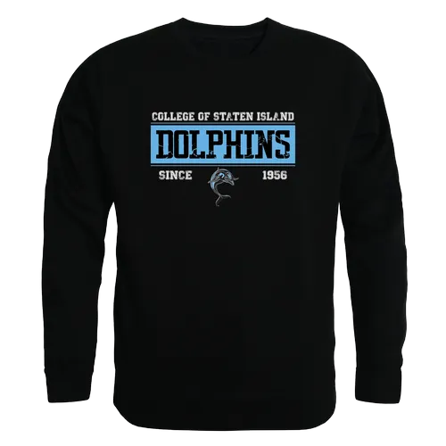 W Republic College Of Staten Island Dolphins Established Crewneck 544-676