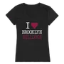 W Republic Brooklyn College Bulldogs I Love Women's Tee 550-503