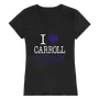 W Republic Carroll College Saints I Love Women's Tee 550-624