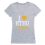 W Republic East Texas Baptist Tigers I Love Women's Tee 550-639