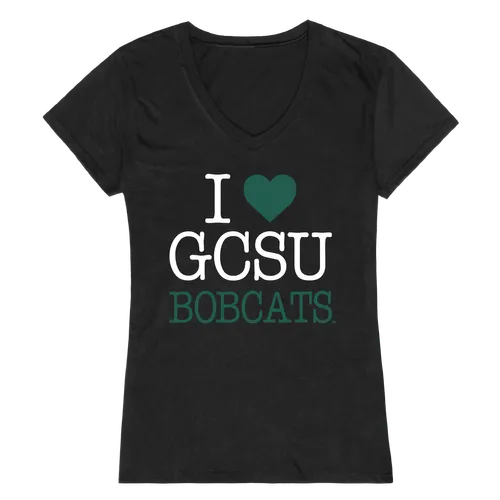 W Republic Georgia College Bobcats I Love Women's Tee 550-646
