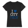 W Republic NY City Tech Yellow Jackets I Love Women's Tee 550-664