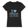 W Republic College Of Staten Island Dolphins I Love Women's Tee 550-676