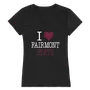 W Republic Fairmont State Falcons I Love Women's Tee 550-686