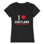 W Republic SUNY Cortland Red Dragons I Love Women's Tee 550-712