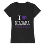 W Republic Niagara University Purple Eagles I Love Women's Tee 550-723