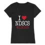 W Republic NDSCS Wildcats I Love Women's Tee 550-724