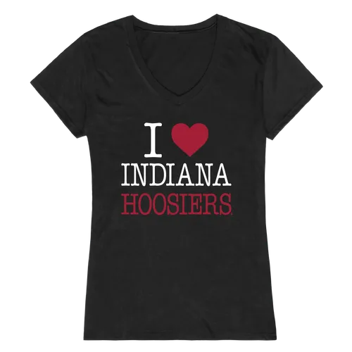 W Republic Indiana Hoosiers Hoosiers I Love Women's Tee 550-737