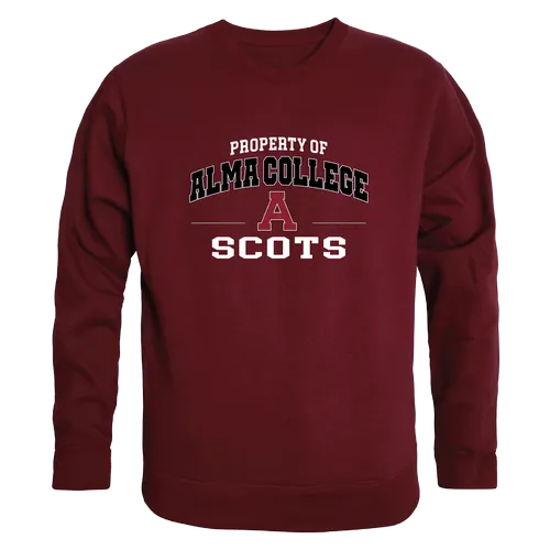 W Republic Alma College Scots Property Of Crewneck 545-475