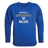 W Republic Wellesley College Blue Property Of Crewneck 545-486