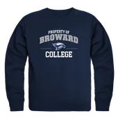 W Republic Broward College Seahawks Property Of Crewneck 545-504