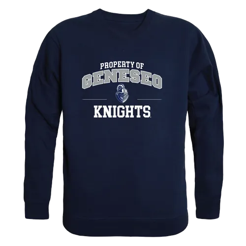 W Republic SUNY Geneseo Knights Property Of Crewneck 545-520