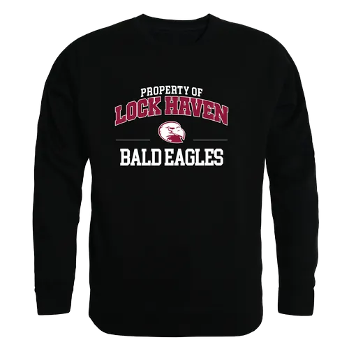 W Republic Lock Haven University Bald Eagles Property Of Crewneck 545-533