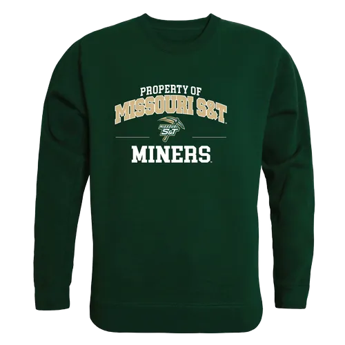 W Republic Missouri S&T Miners Property Of Crewneck 545-548