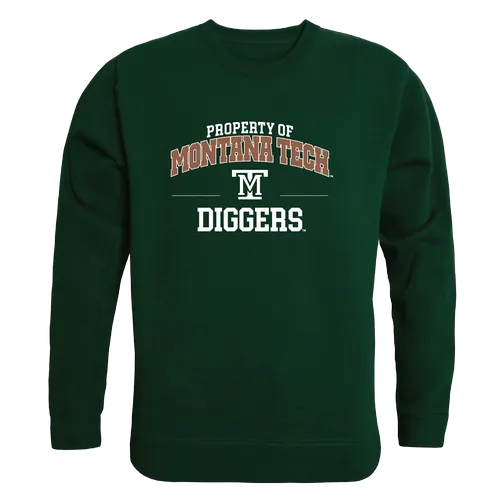 W Republic Montana Tech Orediggers Property Of Crewneck 545-550