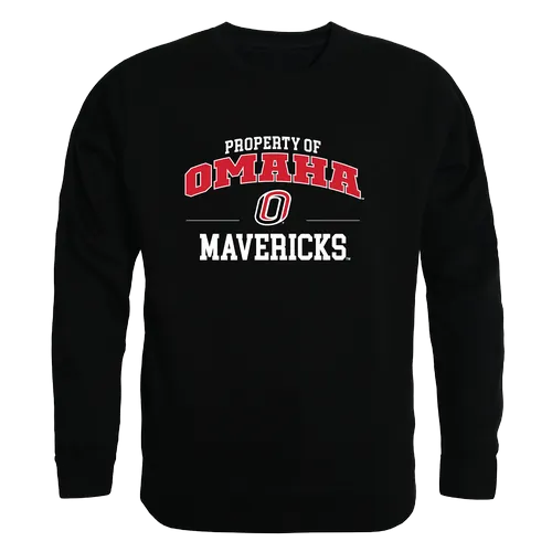 W Republic U Of Nebraska Omaha Mavericks Property Of Crewneck 545-552