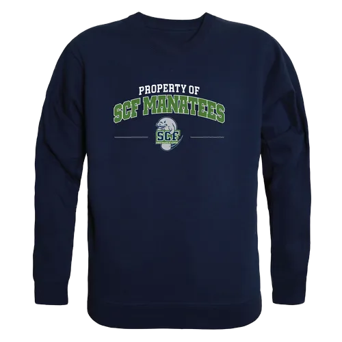 W Republic State College Of Florida Manatees Property Of Crewneck 545-592