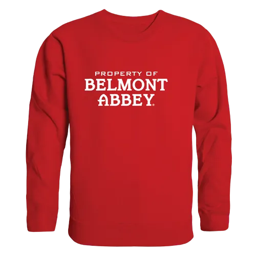 W Republic Belmont Abbey Crusaders Property Of Crewneck 545-616