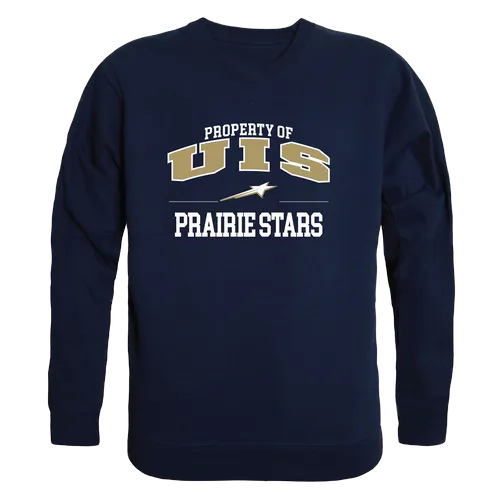 W Republic U Of Illinois Springfield Prairie Stars Property Of Crewneck 545-655