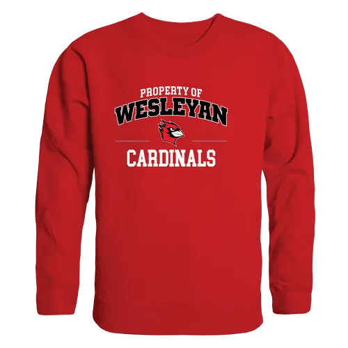 W Republic Wesleyan Cardinals Property Of Crewneck 545-683