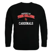 W Republic York College Cardinals Property Of Crewneck 545-685