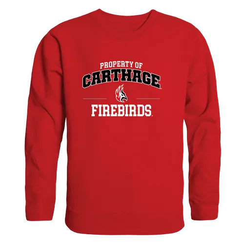 W Republic Carthage Firebirds Property Of Crewneck 545-709