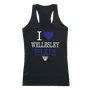 W Republic Wellesley College Blue Women's I Love Tanks 532-486