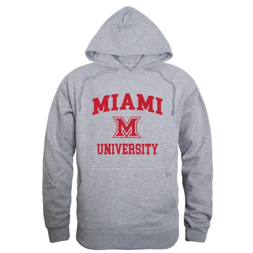 W Republic Miami (Ohio) Red Hawks Hoodie 569-131. Decorated in seven days or less.