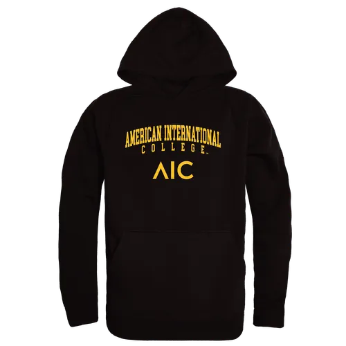 W Republic American Int. College Yellow Jackets Hoodie 569-449. Decorated in seven days or less.