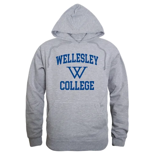 W Republic Wellesley College Blue Hoodie 569-486. Decorated in seven days or less.