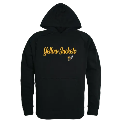 W Republic American Int. College Yellow Jackets Script Hoodie 558-449. Decorated in seven days or less.