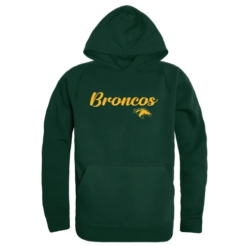 W Republic Cal Poly Pomona Broncos Script Hoodie 558-201. Decorated in seven days or less.