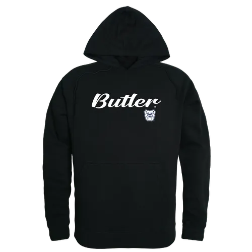 W Republic Butler Bulldogs Script Hoodie 558-275. Decorated in seven days or less.