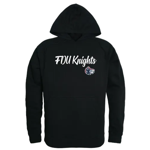 W Republic Fairleigh Dickinson Knights Script Hoodie 558-300. Decorated in seven days or less.