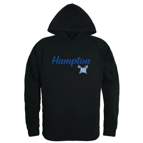 W Republic Hampton University Pirates Script Hoodie 558-489. Decorated in seven days or less.