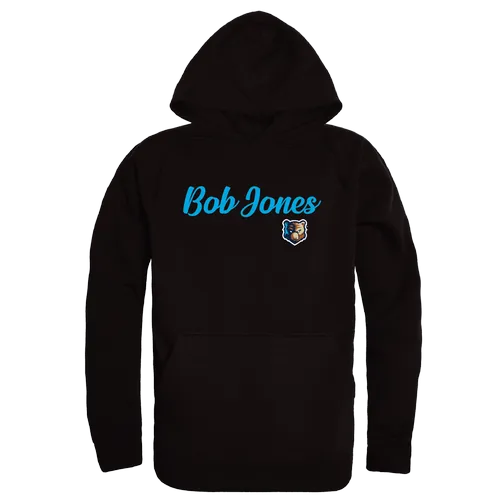 W Republic Bob Jones Bruins Script Hoodie 558-502. Decorated in seven days or less.