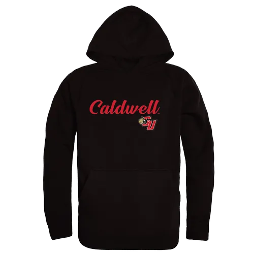 W Republic Caldwell University Cougars Script Hoodie 558-505. Decorated in seven days or less.