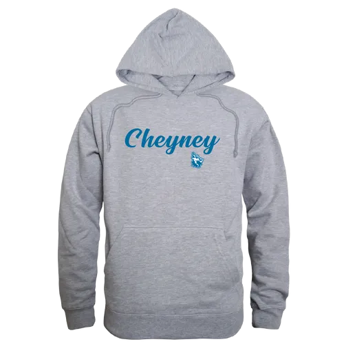 W Republic Cheyney University Wolves Script Hoodie 558-509. Decorated in seven days or less.