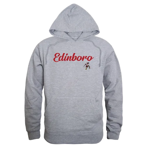 W Republic Edinboro University Fighting Scots Script Hoodie 558-516. Decorated in seven days or less.