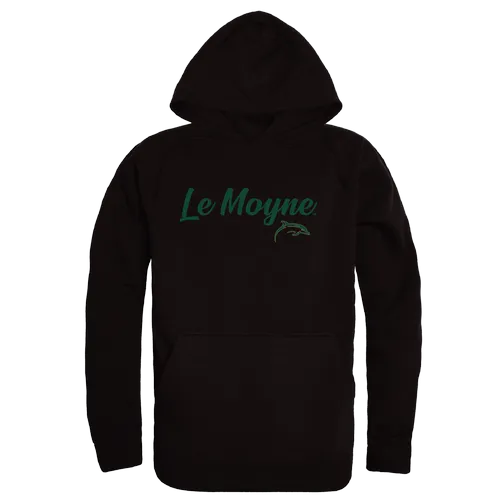 W Republic Le Moyne Dolphins Script Hoodie 558-529. Decorated in seven days or less.