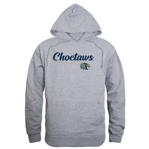 W Republic Mississippi College Choctaws Script Hoodie 558-544. Decorated in seven days or less.