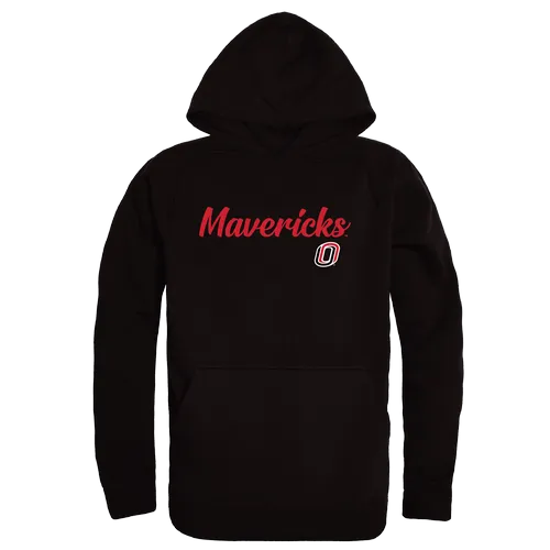 W Republic U Of Nebraska Omaha Mavericks Script Hoodie 558-552. Decorated in seven days or less.