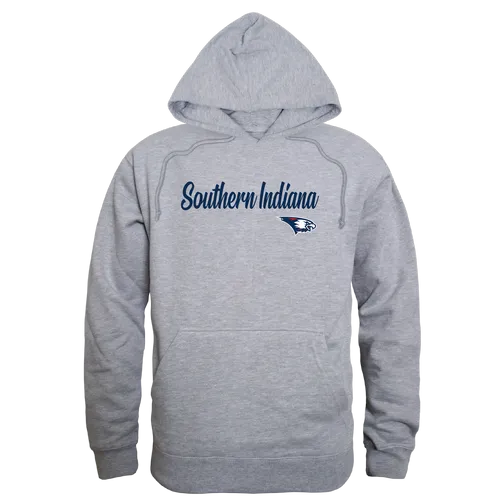 W Republic Southern Indiana Screaming Eagles Script Hoodie 558-586. Decorated in seven days or less.