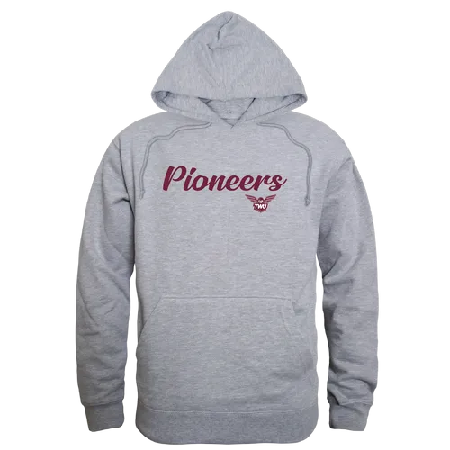 W Republic Texas Woman's Pioneers Script Hoodie 558-597. Decorated in seven days or less.