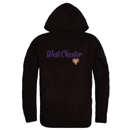 W Republic West Chester Rams Script Hoodie 558-603. Decorated in seven days or less.