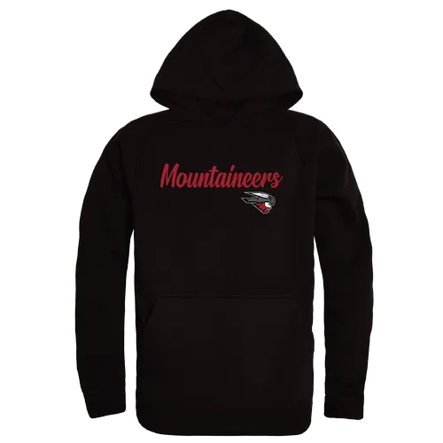 W Republic Western Colorado Mountaineers Script Hoodie 558-604. Decorated in seven days or less.