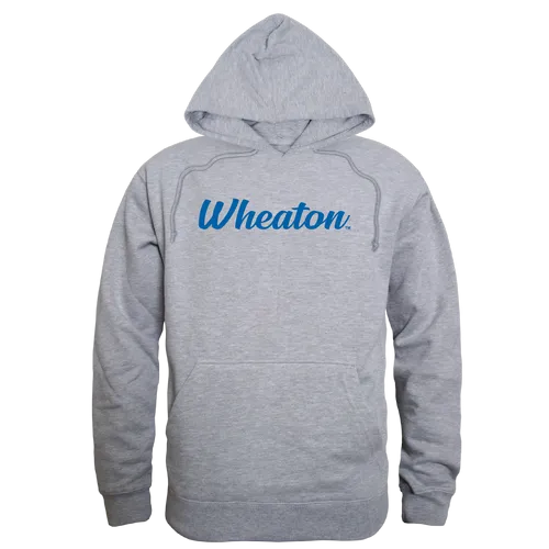 W Republic Wheaton College Lyons Script Hoodie 558-605. Decorated in seven days or less.