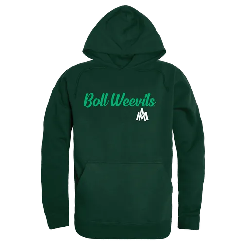 W Republic Arkansas-Monticello Boll Weevils & Cotton Blossoms Script Hoodie 558-609. Decorated in seven days or less.