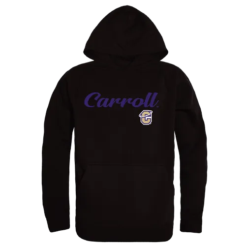 W Republic Carroll College Saints Script Hoodie 558-624. Decorated in seven days or less.